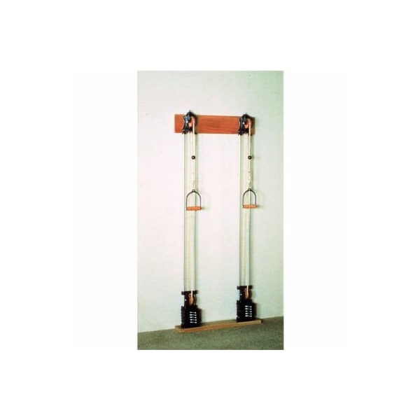 Fabrication Enterprises Single Handle Chest Weight Pulley System with Dual Weight Stack, 10 x 2.2 lb. Weights 10-0660 - main